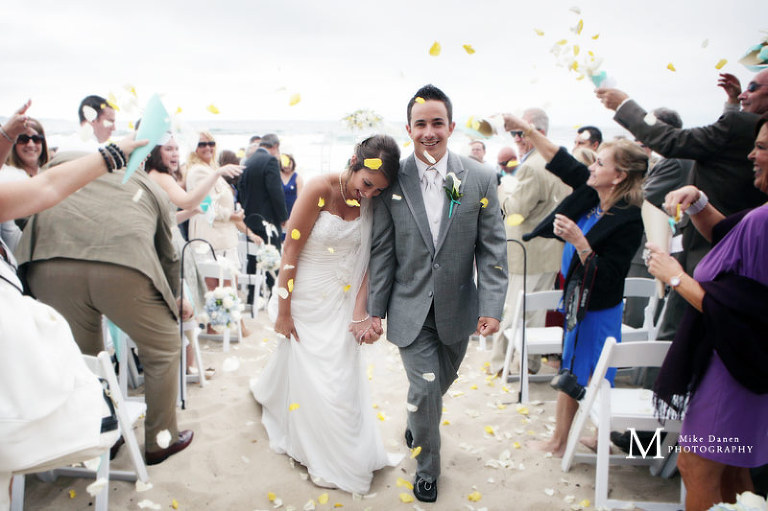 Wedding on the sand Monterey